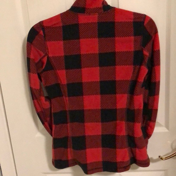 ♥️ Plaid fleece jacket ♥️ XS - Picture 2 of 3